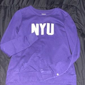 NYU champion long sleeve
